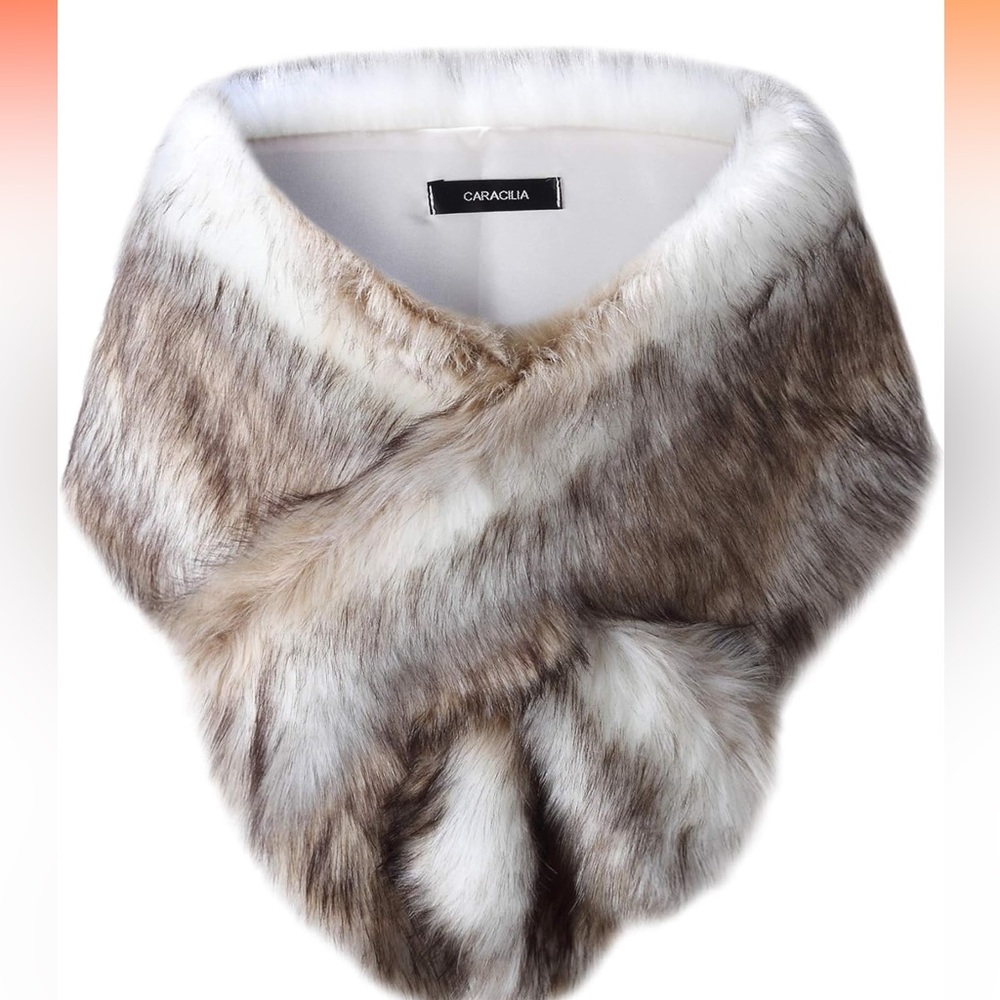Faux Fur Shawl